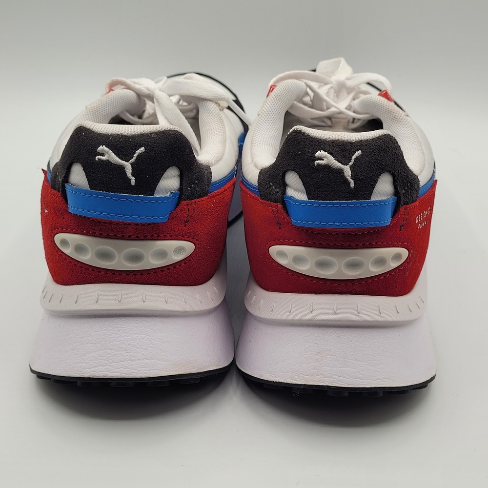 Puma Wild Rider Rollin Sneakers Mens Size 12 White Black Red Blue 381517-04 - Picture 5 of 9
